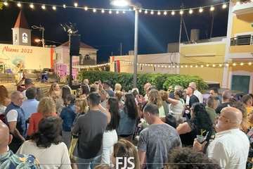 Concierto de tres bandas en la Plaza de Las Nieves en Lomo Magullo/Francisco Javier Santana.